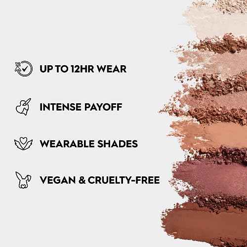 Urban Decay Naked Mini Eyeshadow Palette - 6 Multi-use Shades, Ultra-Blendable, Lasts Up to 12 Hours, Crease-free, Matte Shimmer or Metallic Colors, Compact, Travel Size, Cruelty Free, Vegan