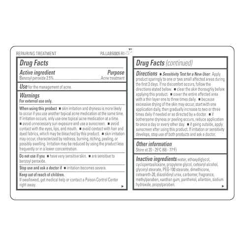 Proactiv Repair Acne Treatment Benzoyl Peroxide Spot Treatment and Repairing Serum Clear, 3 Fl Oz