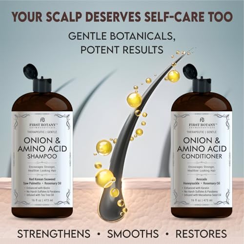Onion & Amino Acid Shampoo and Conditioner Set - Hair Growth & Strengthening