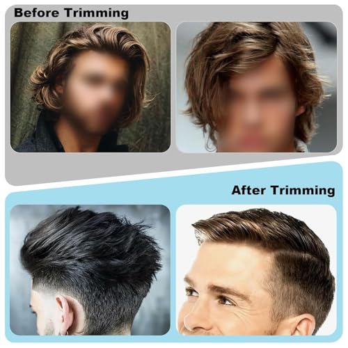 FOWSRHRG Fade Combs - 2PCS Hair Cutting Guide for Men, Anti-Static & Non-Slip