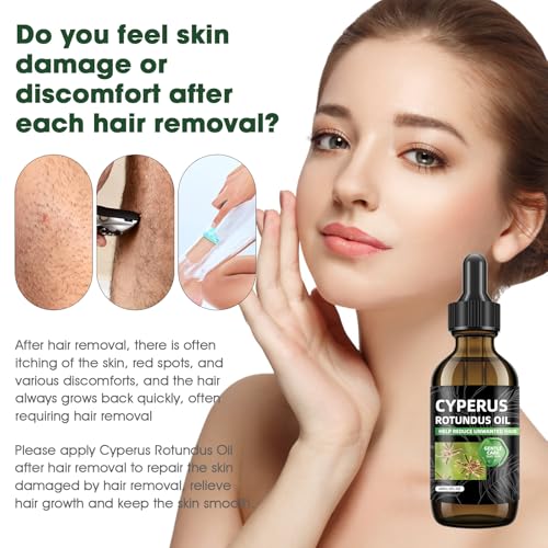 Cyperus Rotundus Oil for Unwanted Hair Care – 2 fl oz (Pack of 1) by SKSOYT