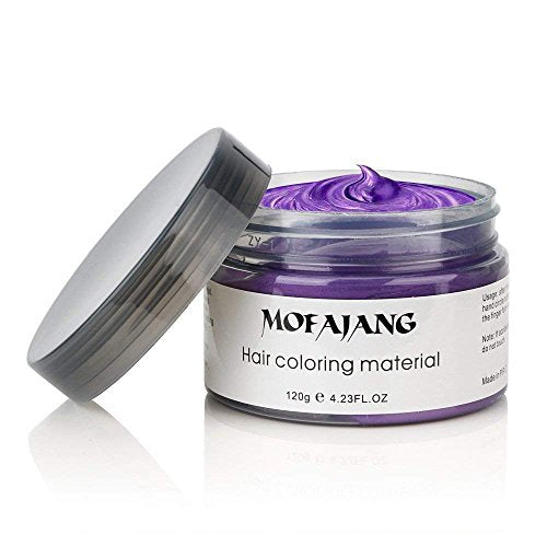 Mofajang Purple Hair Wax Dye Styling Cream