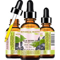 Botanical Beauty? ACAI BERRY OIL 100% Pure Natural Virgin Unrefined Cold Pressed Carrier Oil. 0.5 Fl Oz 15 ml for Face, Skin, Hair, Lip, Nails. Rich in Vitamin E