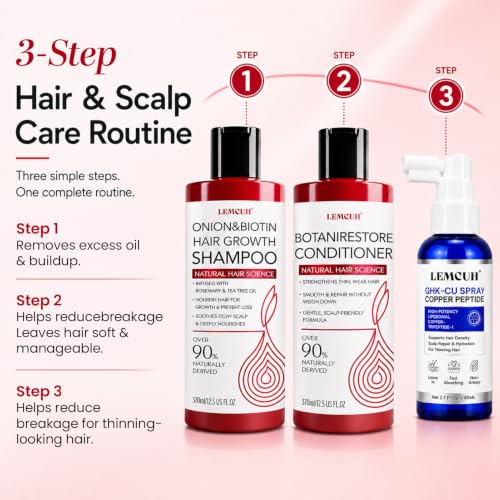 Onion Shampoo for Hair Growth & Thickening - 12.5 Fl Oz
