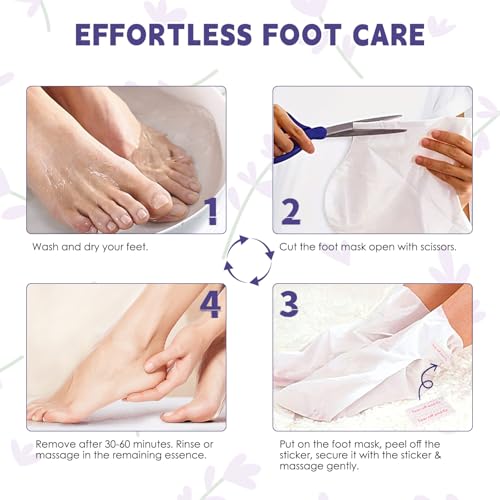 Foot Peeling Mask 5 Pack – Exfoliator for Soft, Smooth Feet