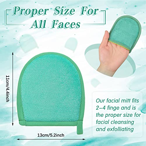 Frienda Exfoliating Gloves 4-Pack Deep Scrub Mitts Face & Body