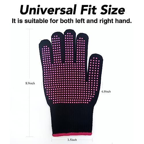 Bestac Heat Resistant Gloves for Hair Styling Tools