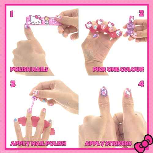 Hello Kitty Face Light-Up Makeup Vanity Set for Girls, Includes Nail, Eye and Lip Accessories, Perfect Birthday and Holiday Gift, AA Batteries Not Included, Ages 3+ by Townley Girl