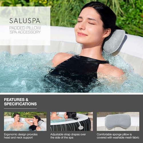 Bestway SaluSpa Padded Headrest Pillows (2-Pack) for Hot Tubs