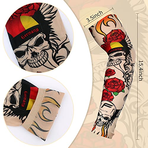 Temporary Tattoo Sleeves for Men & Women, 12-Piece Set