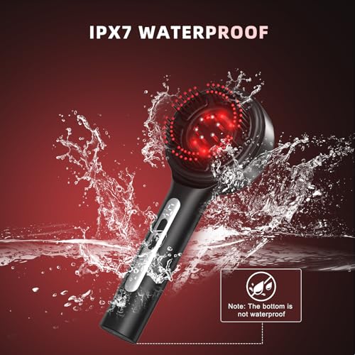 Laser Hair Growth Comb with Oil Applicator & Scalp Massager