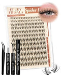 Spider Breeze D Curl Lash Clusters - Wispy 8-16mm Faux Mink