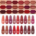 18 Colors Capsule Pills Lipstick Mini Lip-Stick Set, Long Lasting Mini Matte Lipstick Lip Stain Lip Tint - Labiales Mate 24 Horas Originales, Cute Dark Red Matte Lipsticks Set for Women