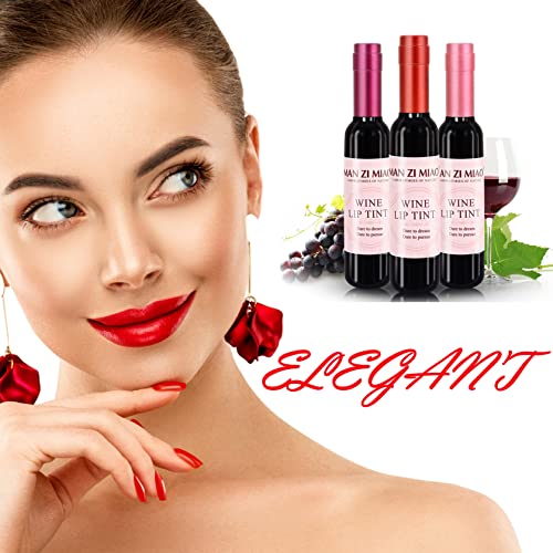 Wine Liquid Lipstick Set - 6 Matte Colors, Waterproof