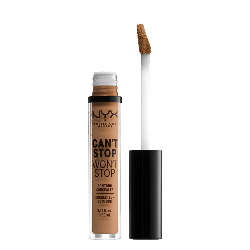 NYX PROFESSIONAL MAKEUP Can't Stop Won't Stop Contour Concealer, 24h Full Coverage Matte Finish - Neutral Tan