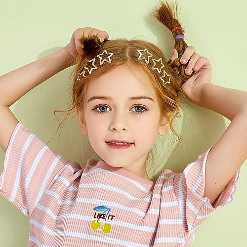 Star Hair Clips 15PC Y2K Metal Barrettes for Women Girls