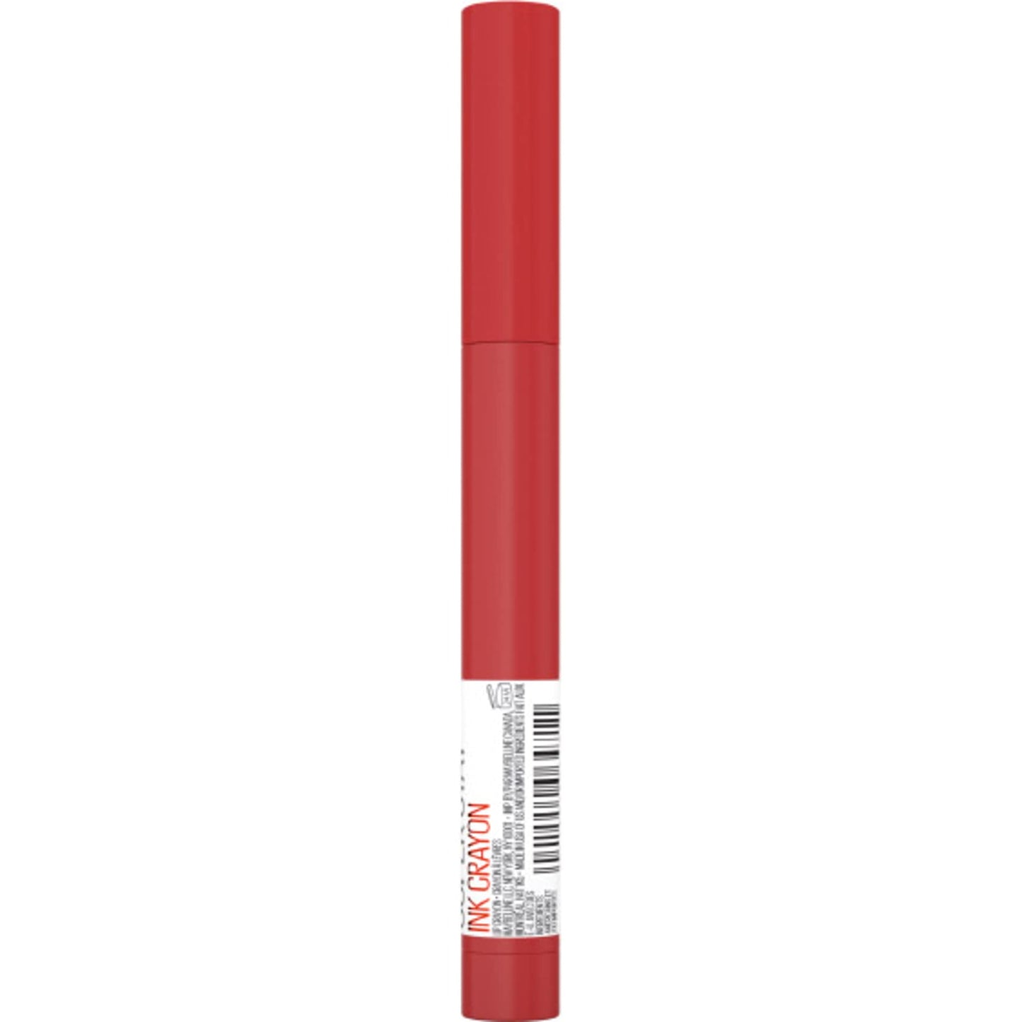 Maybelline Super Stay Ink Crayon Lipstick Makeup, Precision Tip Matte Lip Crayon with Built-in Sharpener, Longwear Up To 8Hrs, Make Moves, Red Nude, 1 Count