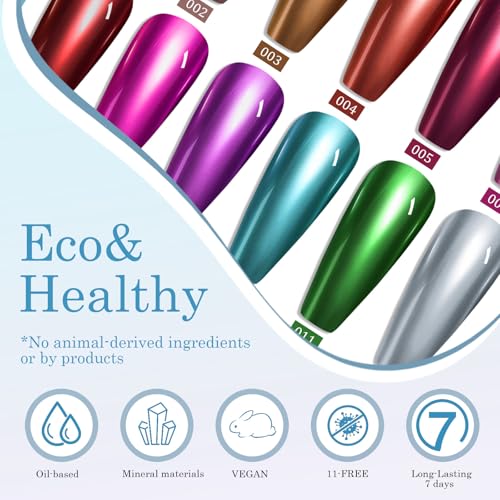 IMGDD Olive Golden Yellow Metallic Nail Polish - Chrome Effect, 7.5ml