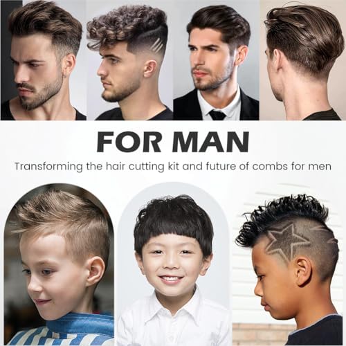 Saycker 2PCS Barber Fade Combs with Gradient Positioning