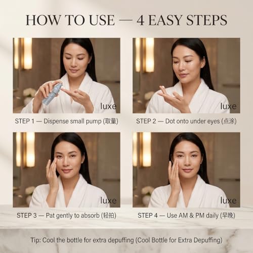 Iuxe Eye Balm Stick - 3-in-1 Hydrating & Smoothing Treatment