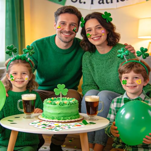 St. Patrick's Day Temporary Tattoo Stickers, 10 Sheets