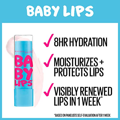 Maybelline New York Baby Lips Glow Lip Balm, My Pink, 0.13 oz.