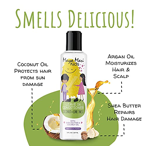 MAYA MARI Kids Leave-In Conditioner & Detangler, 8 oz