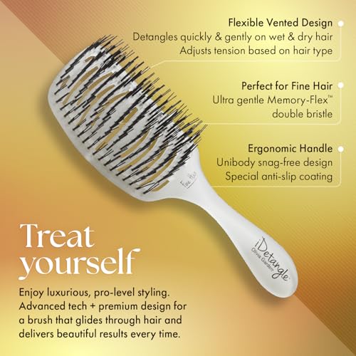 Olivia Garden iDetangle Brush - Wet & Dry Hair Detangler