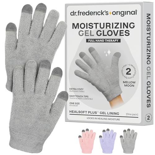Dr. Frederick's Touchscreen Moisturizing Gel Gloves for Dry Hands, 1 Pair
