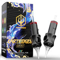 POSEIDON 20Pcs Tattoo Cartridge Needles - #12 5RL Round Liner with Membrane