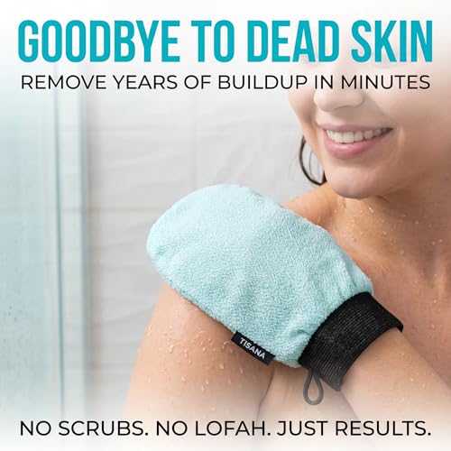Exfoliating Glove for Shower - Dual-Sided Body & Face Scrubber - 1 Pack