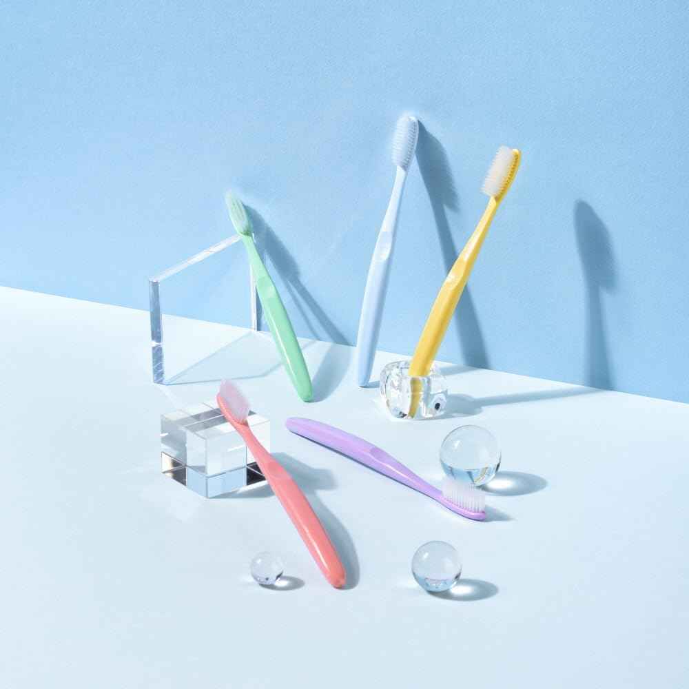 WANGTA Mini Basic – Large Toothbrush – 1.4 inch (3.5 cm) Head | 3,200 Bristles for Deep Cleaning & Gum Care | Made in Korea Premium Oral Care (10 Pack)