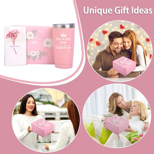 Birthday Gifts for Women, Relaxing Spa Gift Basket Set, Thoughtful and Distinctive Presents for Women, Ideal for Holiday Gifting to Loved Ones Like Mom, Sister, Friend, Wife, and Teacher,Pink