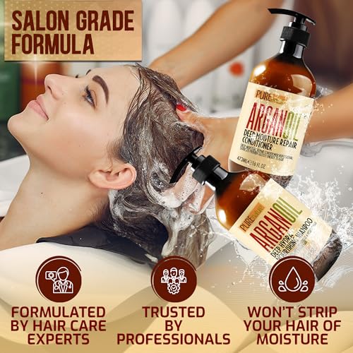 Argan Oil Shampoo & Conditioner Set - Sulfate Free