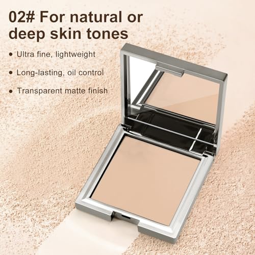 Boobeen Matte Face Finishing Powder Compact - Oil Control Setting Powder