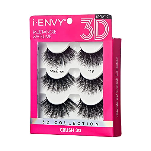i•ENVY False Eyelashes 3 Pairs Faux Mink Fluffy Natural Lashes