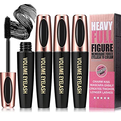 4D Silk Fiber Lash Mascara Waterproof 3 Pack