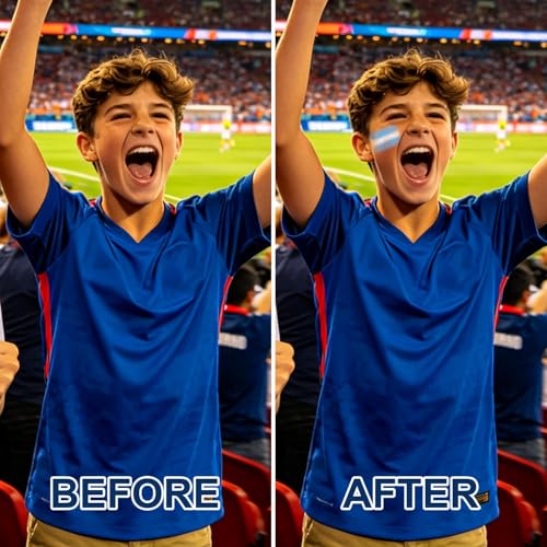 Argentina Face Paint Stick - Sweatproof 3-in-1 Colors for Fans