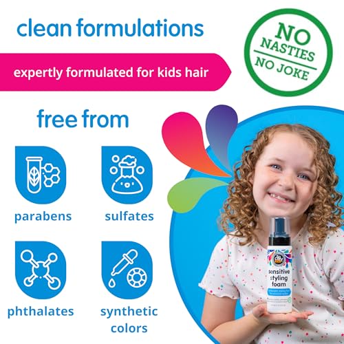 SoCozy Kids Sensitive Styling Foam - Natural Hold, 6 fl oz