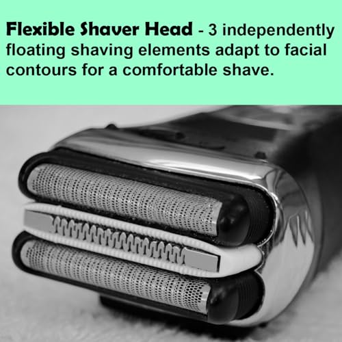 Series 3 Replacement Head 32B for Braun ProSkin Electric Shaver, S3 Wet and Dry Replacement Head Compatible with Braun 3040s 310s 340s-4 3000s Foil and Cutter (1 Count)