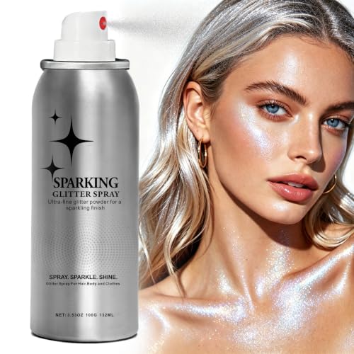 Hair and Body Glitter Spray – Quick-Dry Shimmer Mist, 100ml
