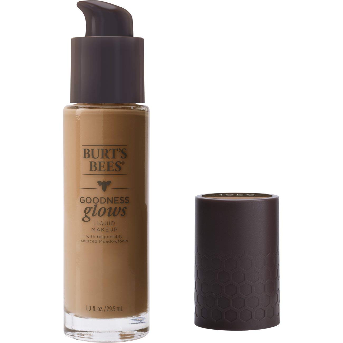 Burt's Bees Goodness Glows Liquid Makeup, Rich Caramel - 1.0 Ounce