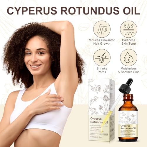 Cyperus Rotundus Oil for Unwanted Hair Removal – 2.02 Fl Oz