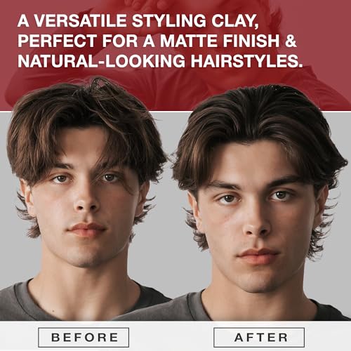 Hair Clay 2oz | Matte Finish Medium Hold | Reworkable Styling Clay