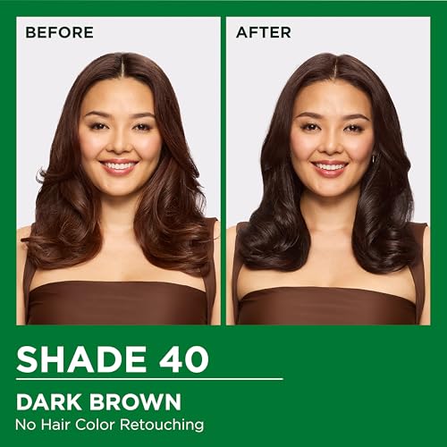 Garnier Nutrisse Ultra Crème Hair Color 40 Dark Brown (Dark Chocolate) 1 Count