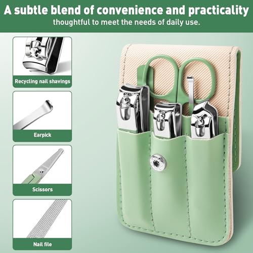 Portable Manicure Kit for Women - Nail Clipper Set Gift