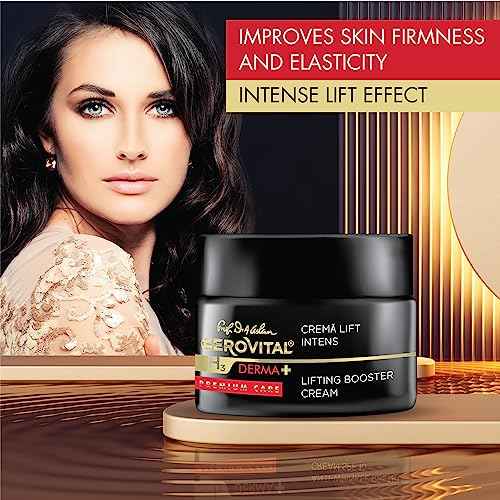 Gerovital DERMA+ Premium Care, Intense Lift Effect Face Cream, Advanced Lifting Formula, Moisturizes, Improves Firmness & Elasticity for Mature Skin, 50 Milliliters