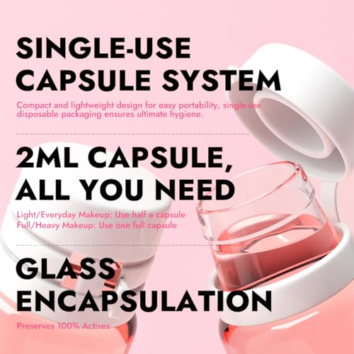 Rose Cleansing Oil Capsules – 10 x 2ml Travel Makeup Remover
