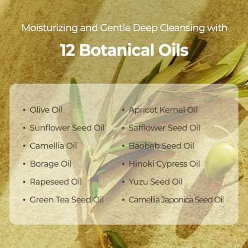 AVCA Blackhead Remover Cleansing Oil 10.14 fl.oz.(300ml) - Makeup & Blackhead Remover, PHA Gentle Exfoliator, Lightweight Pore Cleanser, Korean Skincare for Normal & Oily Skin