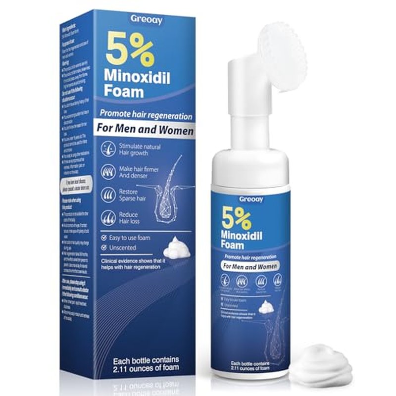 5% Minoxidil Foam Hair Regrowth for Men & Women